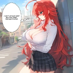 [Ecchi AI] Rias Gremory x Highschool DxD (46 IMG) [AI Generated]