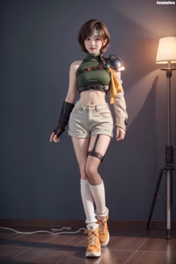 [CosplaySora] Final Fantasy VII - Yuffie Kisaragi (Patreon) [Ai Generated]