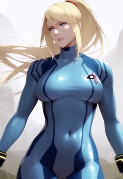 Metroid - Samus Aran [ai generated]