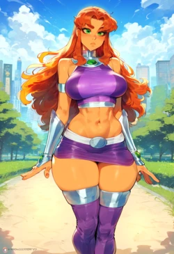 Starfire X BBC - ZAWUARDO[AI Generated]