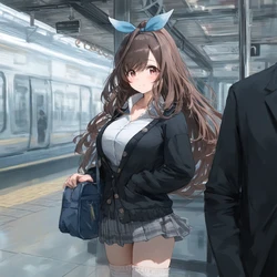 Pixiv-月岡恋鐘tsukioka kogane-school-[AI Generated]