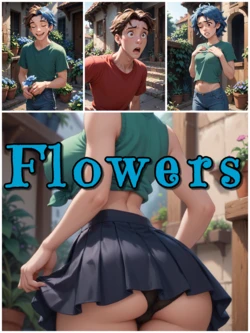 [AlwaysOlder] Flowers (Girlfriend TG Comic) [AI Generated]