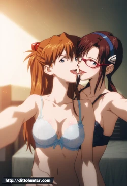 [Ditto Seeker] Adult Asuka and Mari OnlyFans collab [AI Generated]