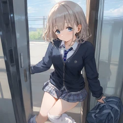Pixiv-芹沢あさひSerizawa Asahi-school-[AI Generated]