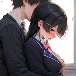 Pixiv-月ノ美兎tsukino mito-schooll-[AI Generated]