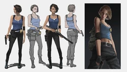 Biohazard 3/Resident Evil 3 Remake Concept Arts