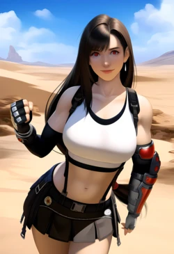 Tifa defeated by monsters GURO WARNING (AI Generated)