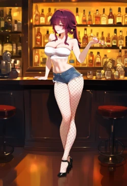 Kafka (honkai star rail) [geo san] (AI generated)