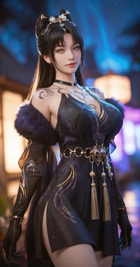 玉玲珑玄绶罗衣 [AI Generated]