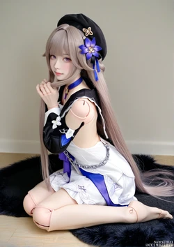 [Samnite II] Herta cosplay 小黑塔我想吃妳呀 NSFW [AI Generated]