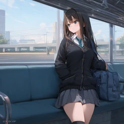 Pixiv-渋谷凛shibuya rin-school-[AI Generated]