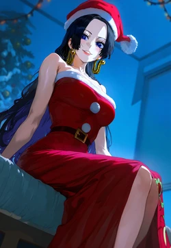 (Gintoai) Boa Hancock - Christmas (One Piece) (Patreon) [Ai Generated]