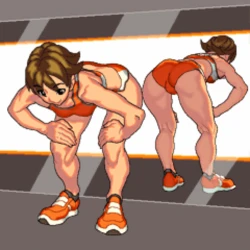 Track Girl Squats [Aguni Yunta]