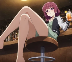 PhibsAi Kikuri Hiroi - Fun at the bar [AI Generated]