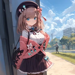 Pixiv|鈴原るるsuzuhara lulu-school|AI Generated]①