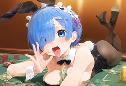 [Pixiv] Taugust (63548717) rem (rabbit) [AI Generated]