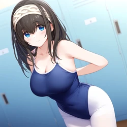 Pixiv|鷺沢文香locker room|AI Generated]①