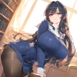 Kokutou Azaka Group Study Session [SavageSaus221] AI Generated