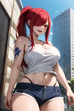 [Kisara146] Fairy Tail - Erza Scarlet (Patreon) [Ai Generated]