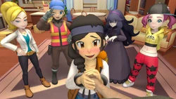 [theboobedone] Backpacker GF Invites the Gals Over for Your Anniversary (Pokémon)