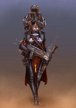 [UNOP k.] Krieg Kurt and Sororitas Clara (Warhammer 40K)