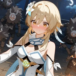 Howsir - 蛍 Lumine X 丘丘人 hilichurl [AI Generated]