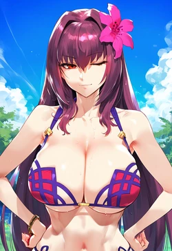 [CompreHentai] Scathach (AI Generated)