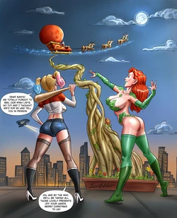 [Scribbler] Harley Quinn & Poison Ivy steal Christmas