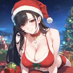 (LewdQueen) Xmas Series:Tifa//ティファ (Patreon) [Ai Generated]