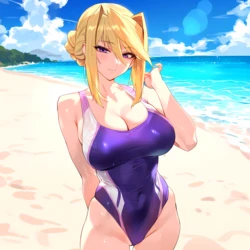 (Laino Airt) Beach episode with Silvia (Patreon) [Ai Generated]