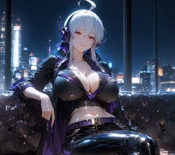 Patreon [UnityNay] Haku yowane Dark Dragon and the Coast of Light outfit [AI Generated]