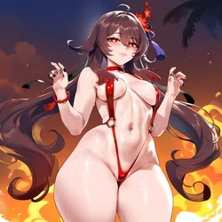 [DepressART] succubus Hu Tao (Patreon) [AI GENERATED]