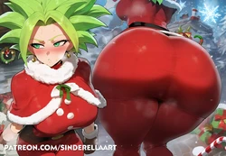(waffle-chan) Saiyans Christmas [Kefla] AI Generated
