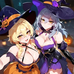 [DepressART] Witch Lumine x Hilichurls (Patreon) [AI GENERATED]