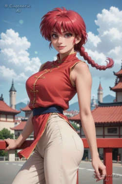 [Eugeneric AI] Ranma 1/2 - Ranma (Female) (Patreon) [Ai Generated]