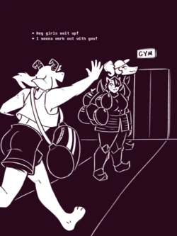 [Dracozhilla] Gym Comic (Undertale)