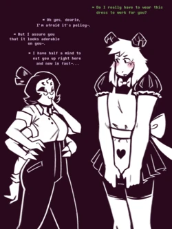 [Dracozhilla] Asriel Dreemur Maid + Extras (Undertale)