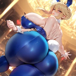 [DepressART] Bunny Artoria Lancer (Fate) (Patreon) [AI GENERATED]