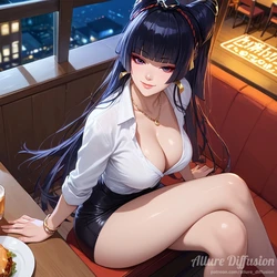 Allure Diffusion - Nyotengu - Night of Temptation (Patreon) (AI Generated)