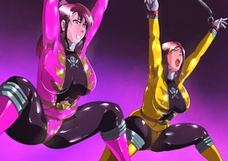 [Zizi] ゴーカイヒロイン拘束！エネルギー吸引！大昇天！