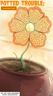 Potted Trouble: The Blooming Flower