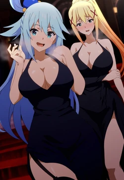 [Patreon] (JuanpiAMVs) Aqua x Darkness (AI Generated)