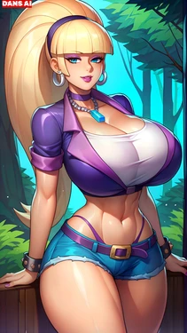 Pacifica x Werewolf ( Dans AI Art ) [ Ai Generated ]