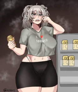 [Ocerius] Sweaty NEET Botan goes to the fridge (Hololive)