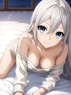 [Pixiv] CRINATIVE - Silver-haired junior (6323962) (AI Generated)