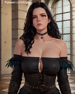 Yennefer hentai | The Witcher 3 fan art [AI Generated]