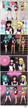 [dlobo777] Forming the Senshi Harem (Sailor Moon)