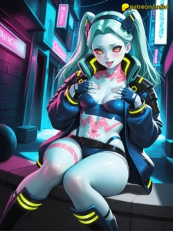 [Anilvl] Rebecca - Cyberpunk [AI Generated]