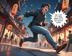 [AlwaysOlder] Chinese New Year (Snake+Bunny TF TG Comic) [AI Generated]