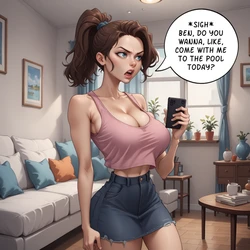 [AlwaysOlder] Twins! (Twinning TG AP Comic) [AI Generated]